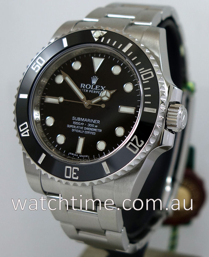 Rolex Submariner 114060 Ceramic NON-DATE - Watchtime.com.au