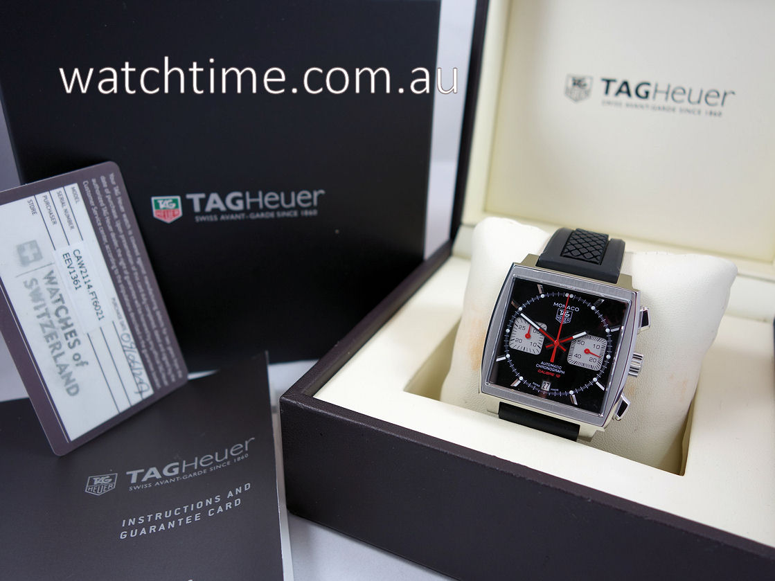 TAG HEUER Monaco Racing Chronograph Calibre 12 CAW2114 Watchtime