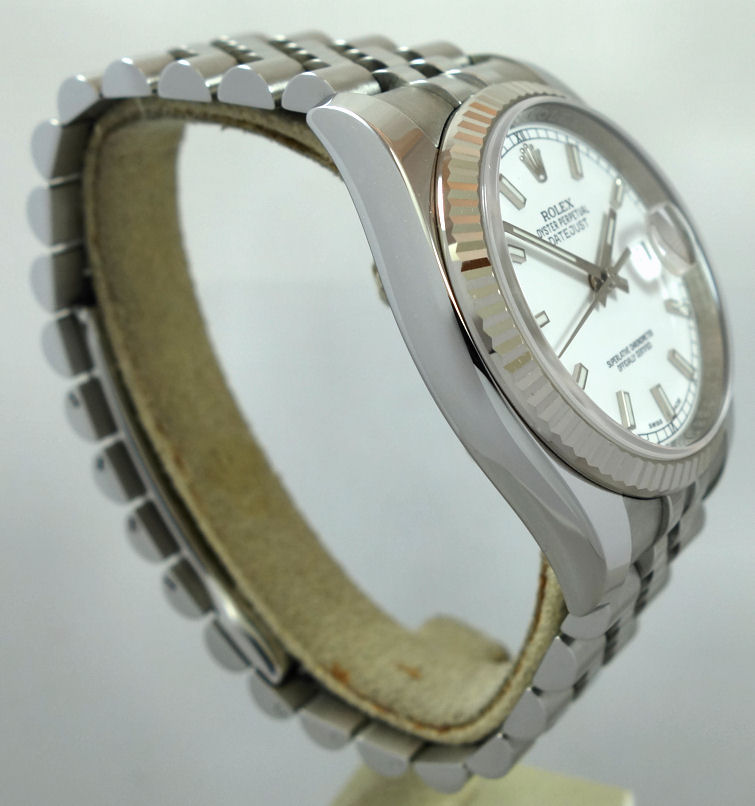 Rolex Datejust 36mm White dial 116234 Box & Card - Watchtime.com.au
