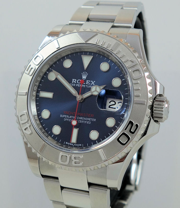2018 Rolex Yacht-Master 116622 Blue Dial Full Set Yachtmaster
