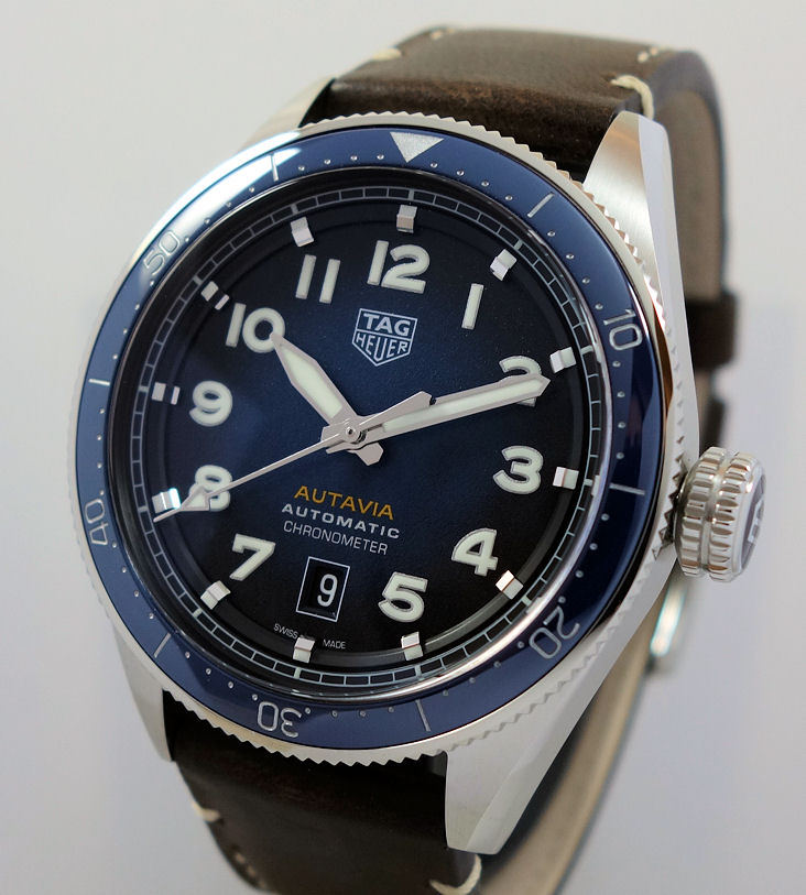 TAG HEUER AUTAVIA 2020 Blue dial WBE5116 Watchtime .au